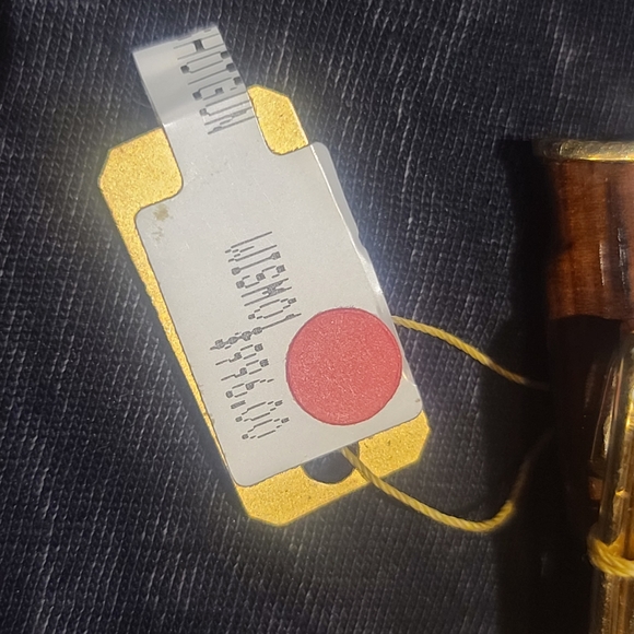 14kt gold and wood rifle tie tack tie bar - Picture 4 of 7